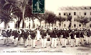 SIDI-BEL-ABBES - LEGION - MUSIQUE DU 1ER ETRANGER